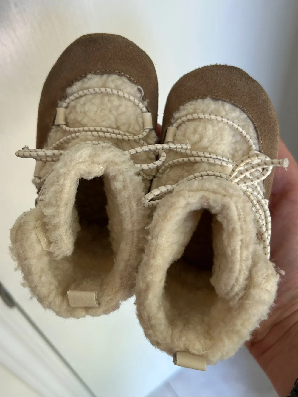 Robeez fur booties
